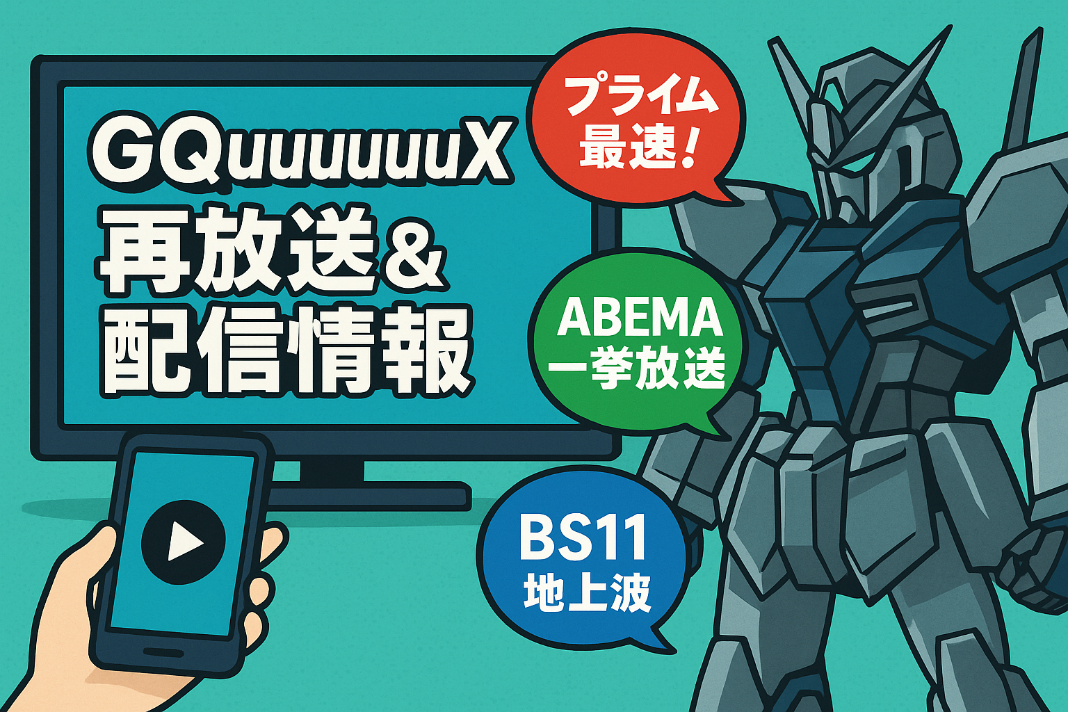 機動戦士Gundam GQuuuuuuXイメージ画像