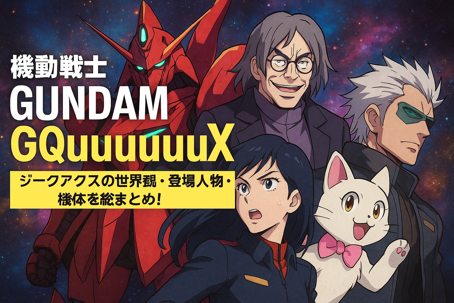 機動戦士Gundam GQuuuuuuXイメージ画像